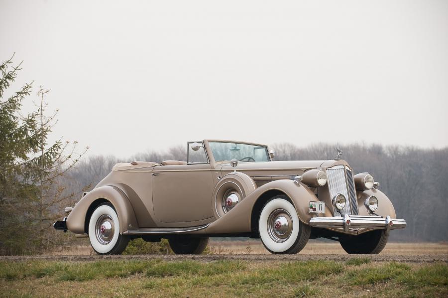  Packard Twelve Convertible Victoria 1937 года  (фото 5 из 26)